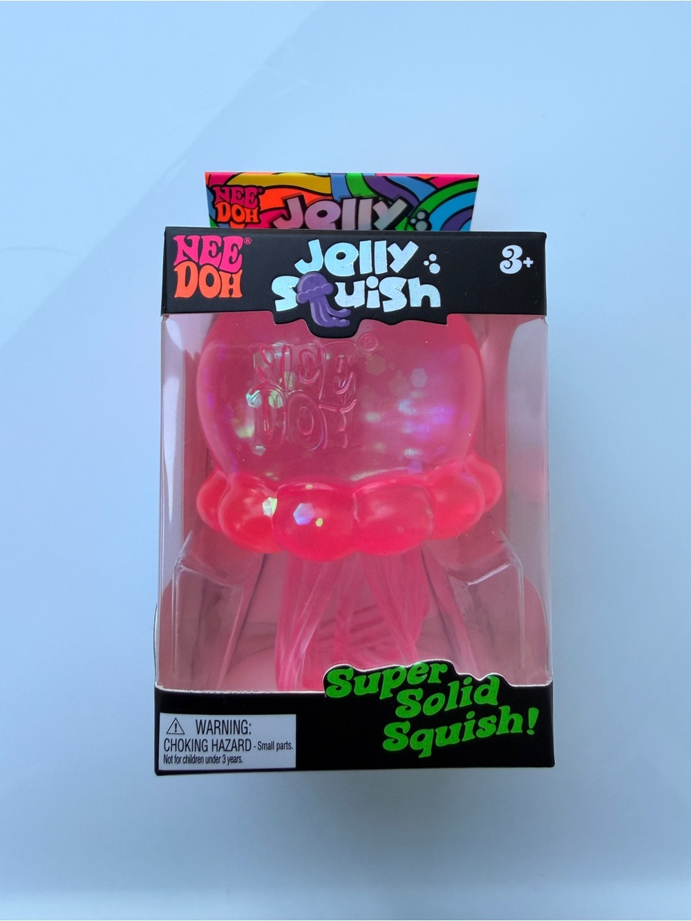 NeeDoh Jelly Squish Pink  Fidget Toy – New in Box